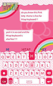 pink kitty for hitap keyboard
