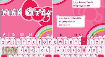 Pink kitty for hitap keyboard