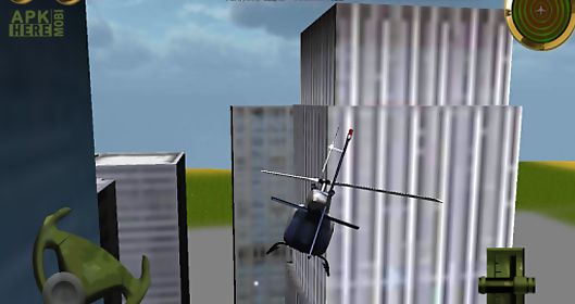 police helicopter - 3d flight
