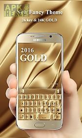 gold 2016 go keyboard theme
