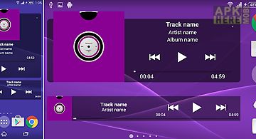 Music widget for walkman™
