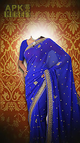 wedding saree photo suit
