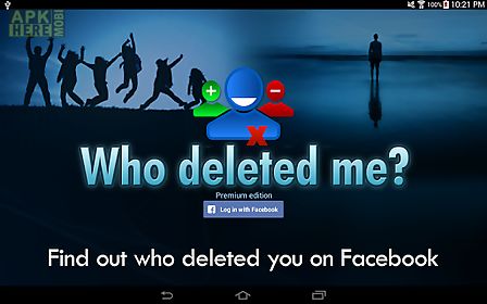who deleted me on facebook?