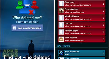 Who deleted me on facebook?