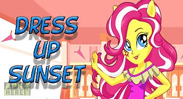 Dress up sunset pony