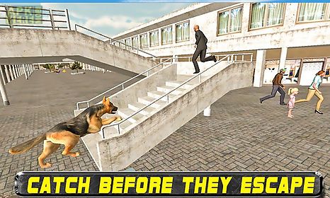 police dog ben crime chase