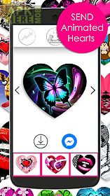gif hearts for messenger ♥