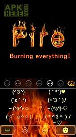 fire theme for emoji keyboard