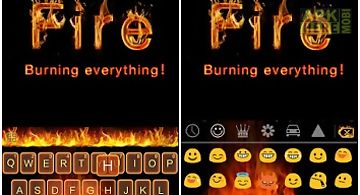 Fire theme for emoji keyboard