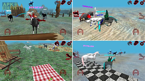 hill cliff horse - multiplayer