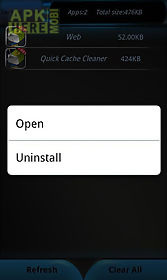quick cache cleaner