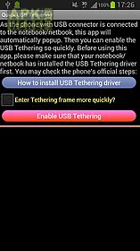 usb tethering /tether