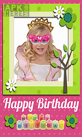 birthday photo frames and accessories