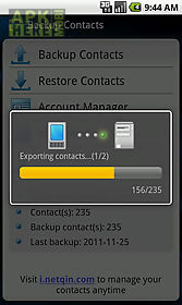 contacts backup & restore