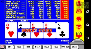 Video poker with double up
