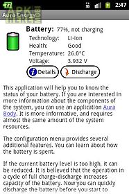 aura battery indicator/widget