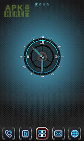 bluelight clock widget