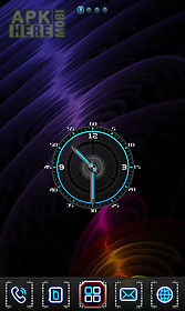 bluelight clock widget