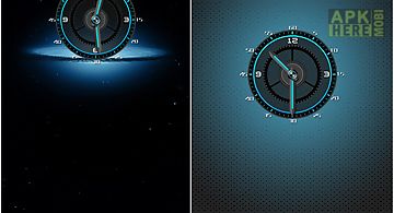 Bluelight clock widget