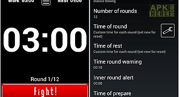 Boxing interval timer
