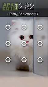 cat pattern screen lock