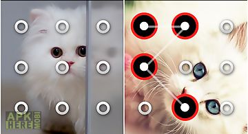 Cat pattern screen lock
