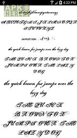 fonts for flipfont 50 11
