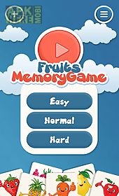 fruits memory game for kids