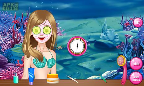 mermaid spa games for girls