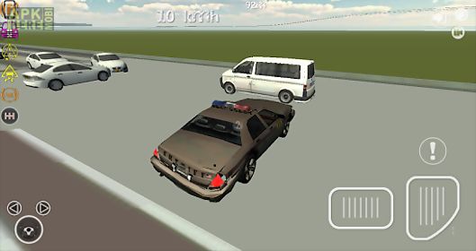 police car driver simulator 3d