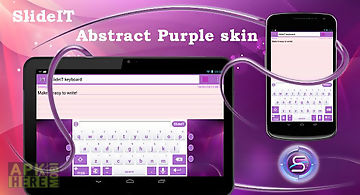Slideit abstract purple skin