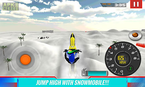winter snowmobile 3d simulator