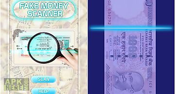 Fake money scanner prank