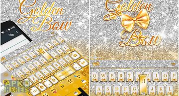 Glitter gold emoji keyboard