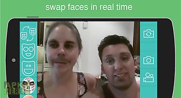 Live video face swap