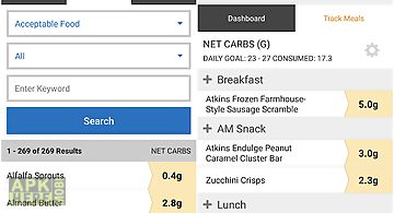 Atkins carb tracker