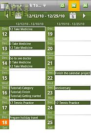 checkmark all in one calendar