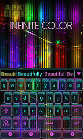 infinite color keyboard theme