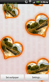love & hearts photo wallpaper