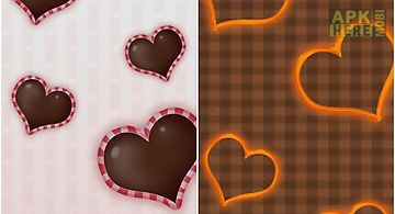 Love & hearts photo wallpaper