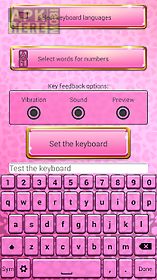 pink cheetah keypad customizer