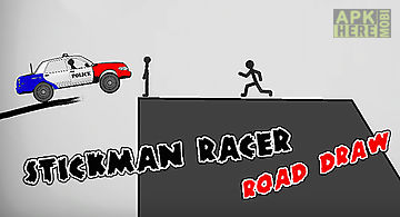 Stickman racer road draw