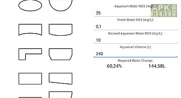 Aquarium calculator