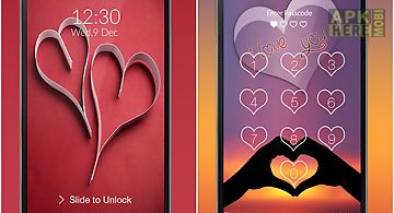 Love passcode lock screen