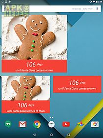 christmas countdown widget