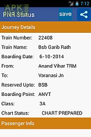 pnr status app indian railway