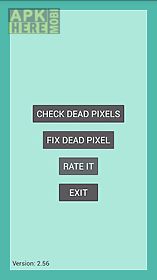 dead pixels test and fix