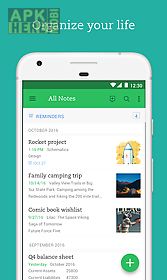 evernote - stay organized.