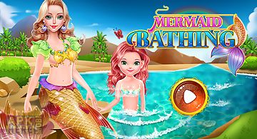 Mermaid bathing girls games