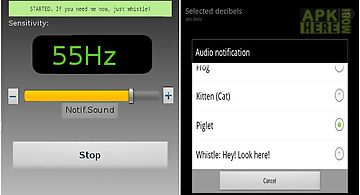 Whistle droid finder